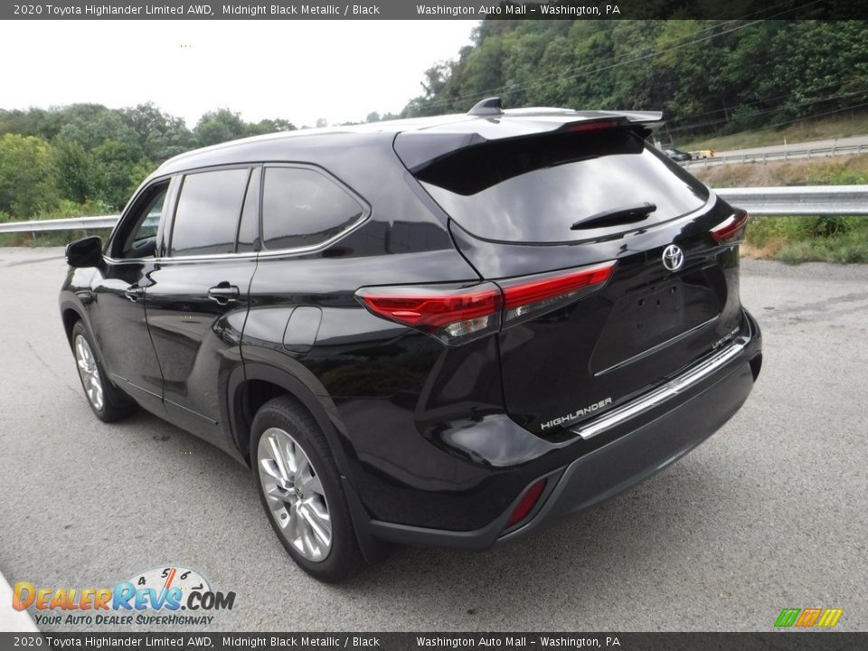 2020 Toyota Highlander Limited AWD Midnight Black Metallic / Black Photo #17