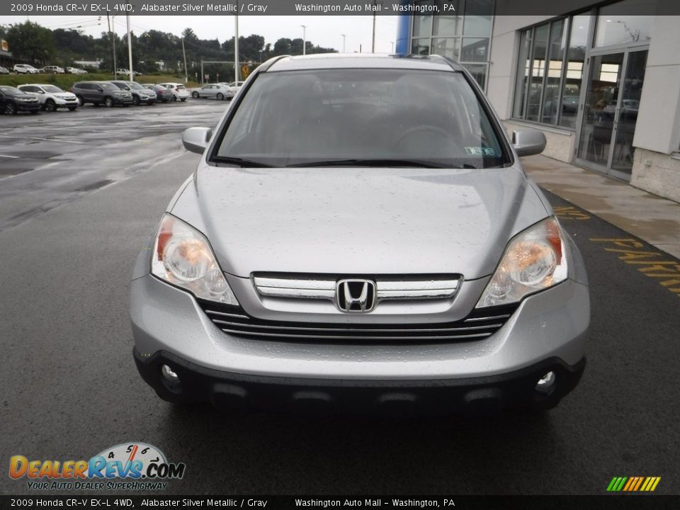 2009 Honda CR-V EX-L 4WD Alabaster Silver Metallic / Gray Photo #5