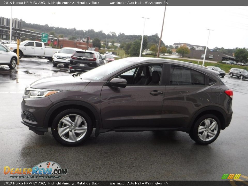 2019 Honda HR-V EX AWD Midnight Amethyst Metallic / Black Photo #7