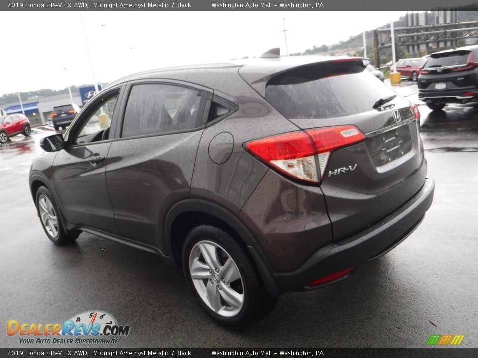 2019 Honda HR-V EX AWD Midnight Amethyst Metallic / Black Photo #8
