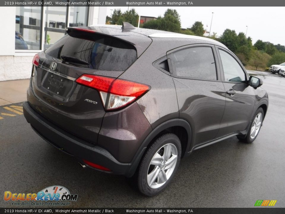 2019 Honda HR-V EX AWD Midnight Amethyst Metallic / Black Photo #10
