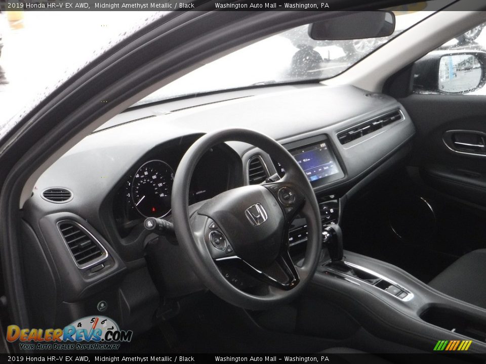 2019 Honda HR-V EX AWD Midnight Amethyst Metallic / Black Photo #12