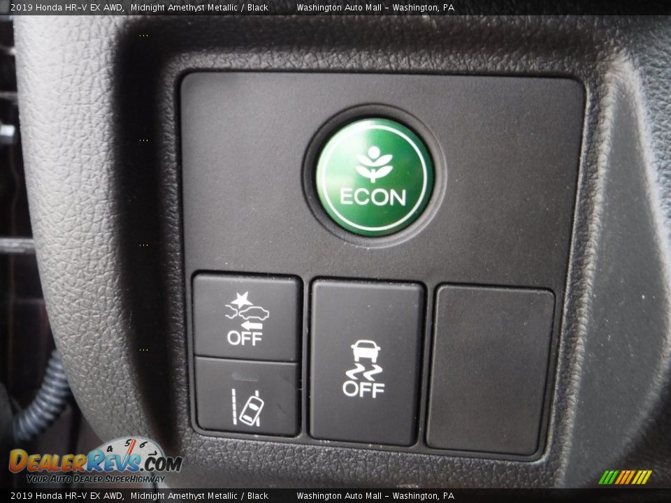 2019 Honda HR-V EX AWD Midnight Amethyst Metallic / Black Photo #14