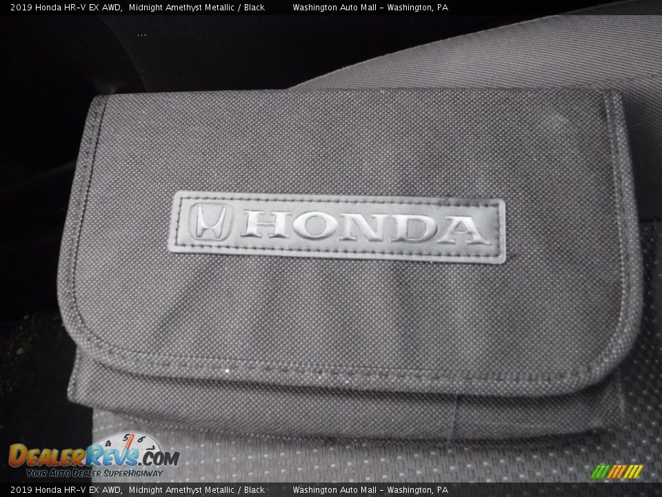 2019 Honda HR-V EX AWD Midnight Amethyst Metallic / Black Photo #24