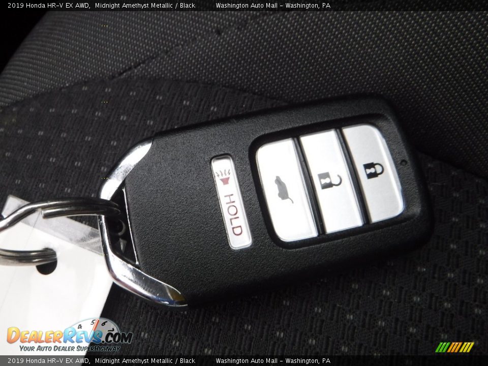 2019 Honda HR-V EX AWD Midnight Amethyst Metallic / Black Photo #25