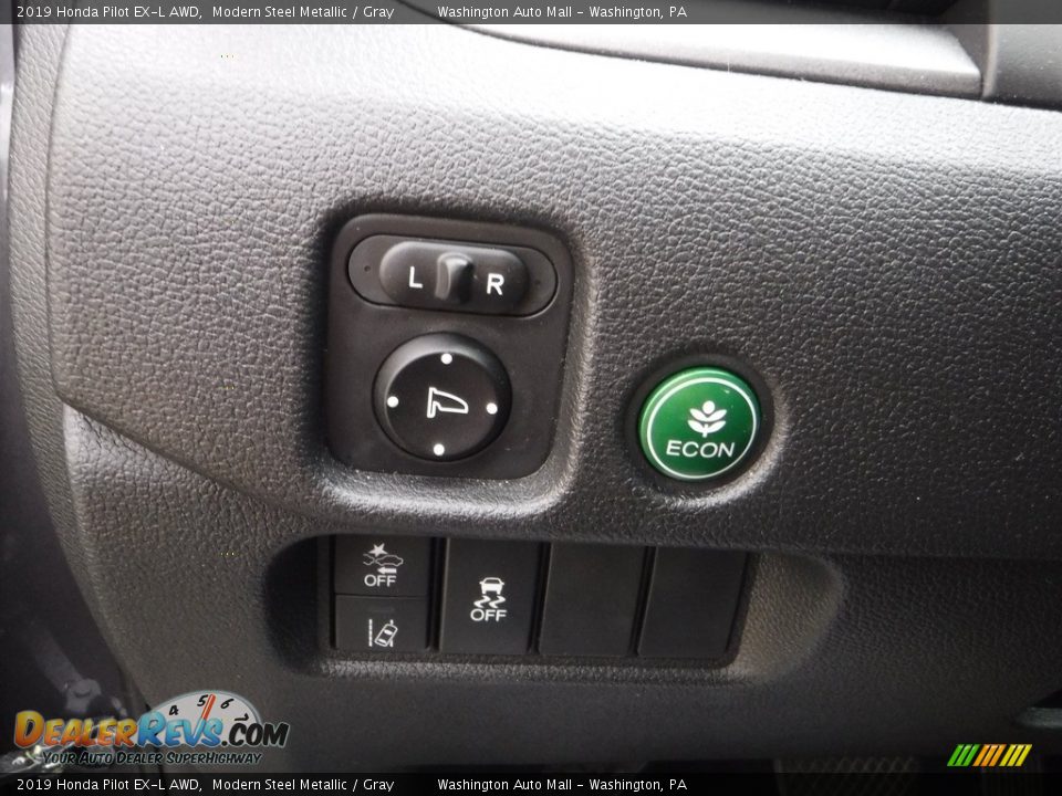 2019 Honda Pilot EX-L AWD Modern Steel Metallic / Gray Photo #13