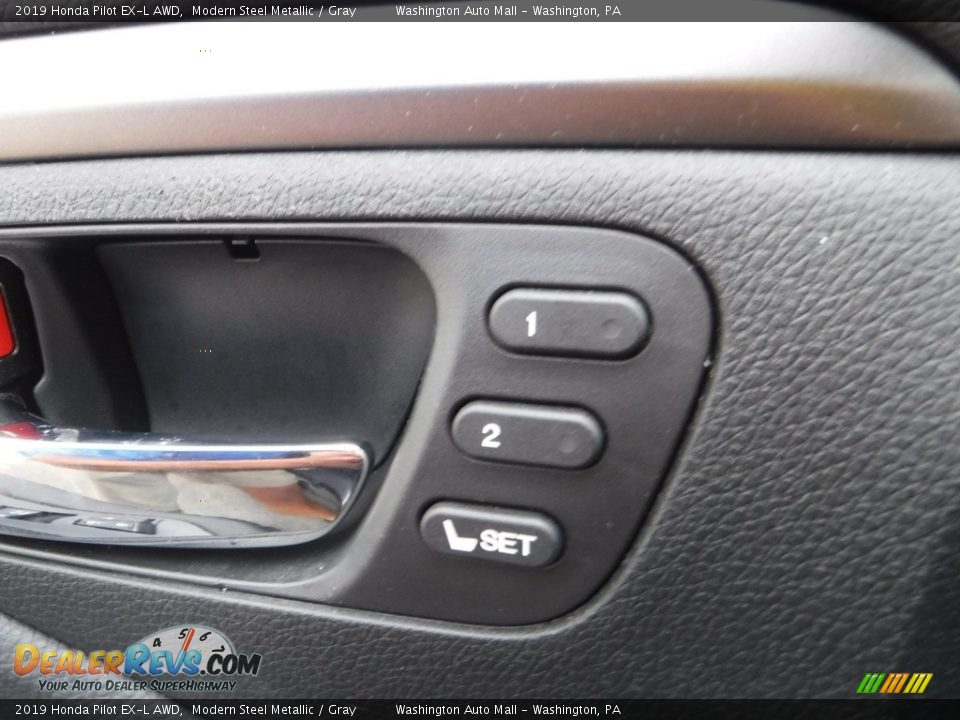 2019 Honda Pilot EX-L AWD Modern Steel Metallic / Gray Photo #14