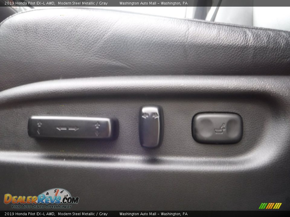 2019 Honda Pilot EX-L AWD Modern Steel Metallic / Gray Photo #17