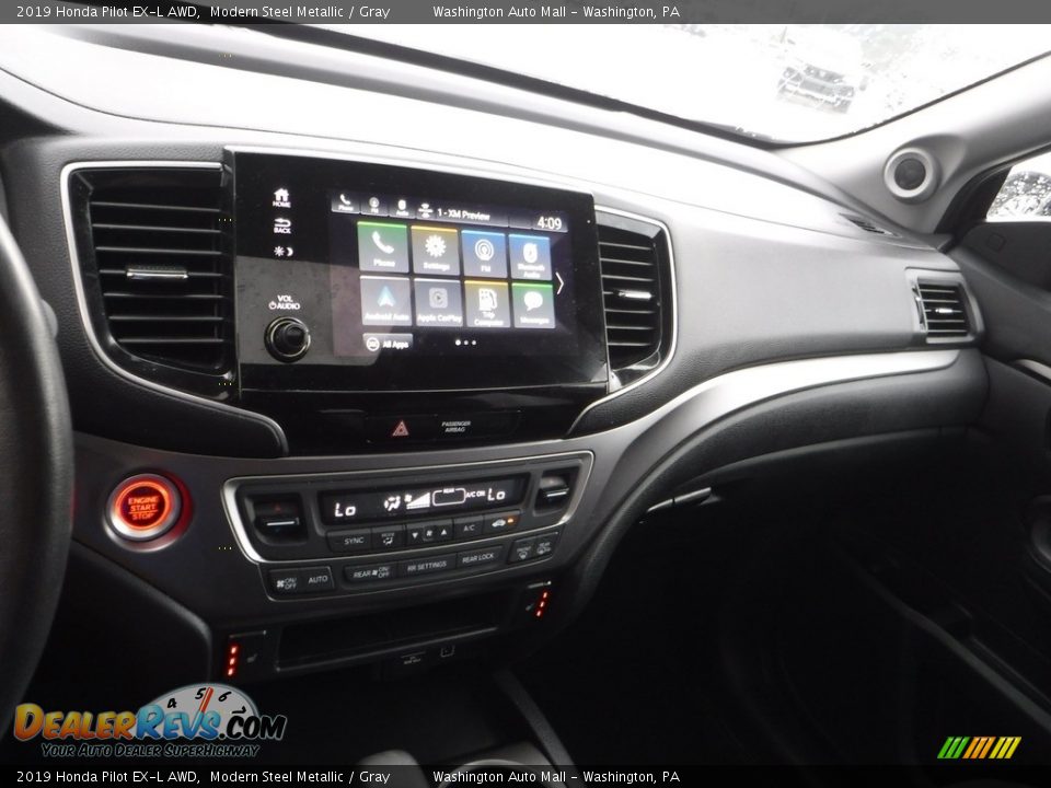 2019 Honda Pilot EX-L AWD Modern Steel Metallic / Gray Photo #19
