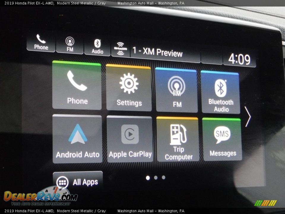 2019 Honda Pilot EX-L AWD Modern Steel Metallic / Gray Photo #20