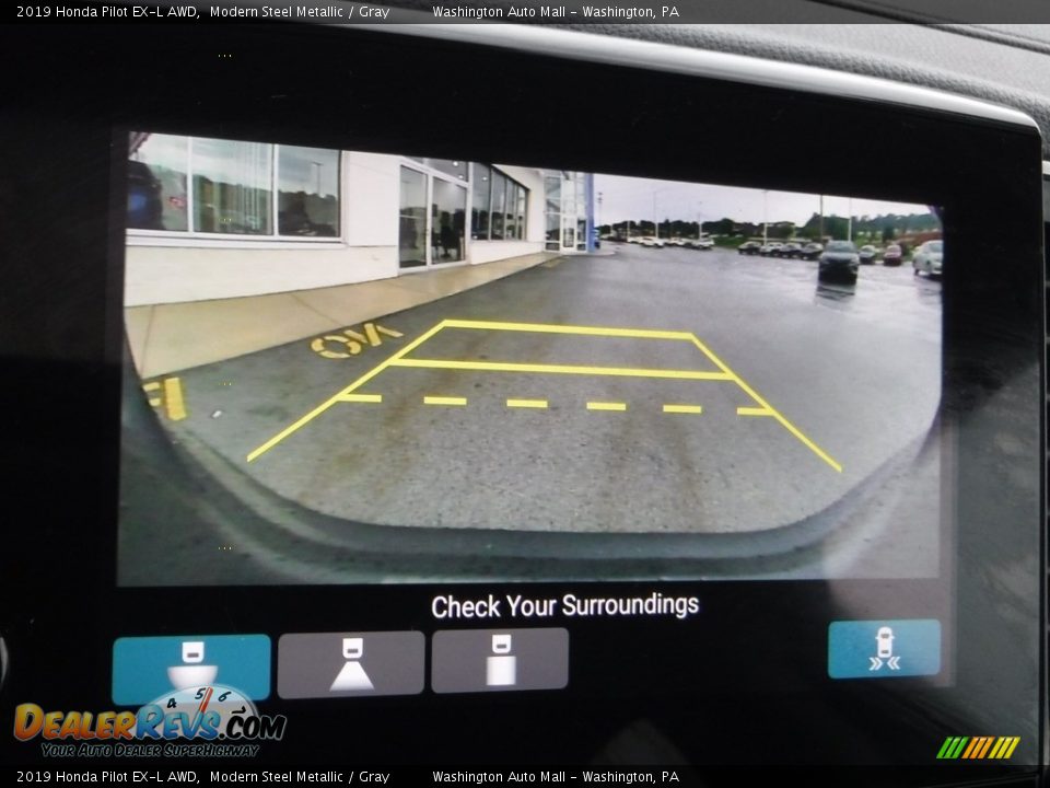 2019 Honda Pilot EX-L AWD Modern Steel Metallic / Gray Photo #21
