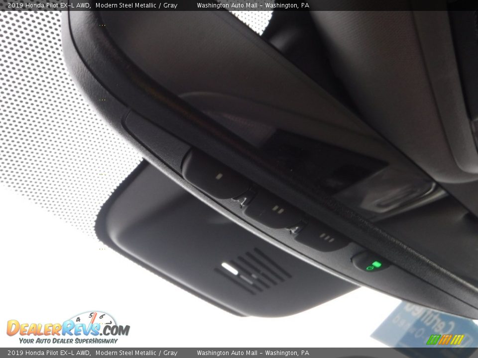 2019 Honda Pilot EX-L AWD Modern Steel Metallic / Gray Photo #26