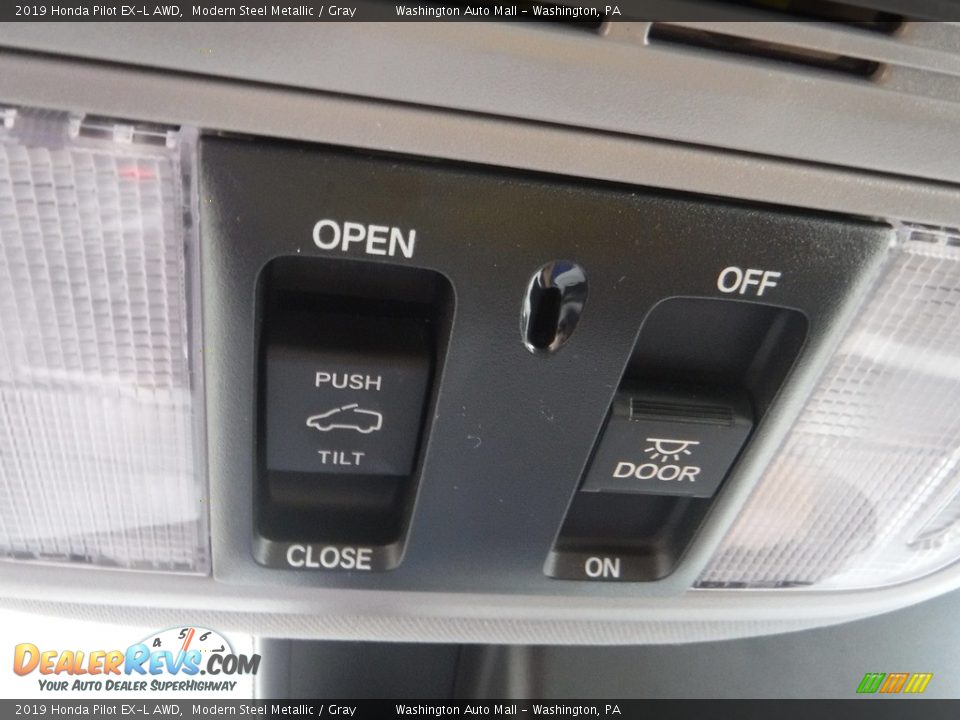 2019 Honda Pilot EX-L AWD Modern Steel Metallic / Gray Photo #27
