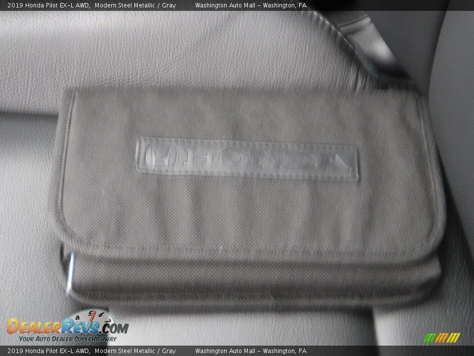 2019 Honda Pilot EX-L AWD Modern Steel Metallic / Gray Photo #34