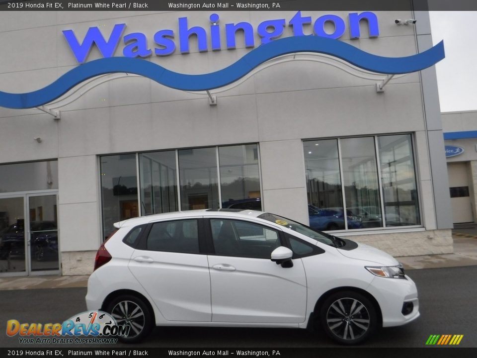 2019 Honda Fit EX Platinum White Pearl / Black Photo #2