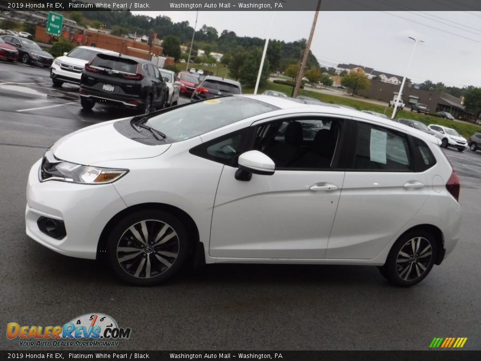 2019 Honda Fit EX Platinum White Pearl / Black Photo #7