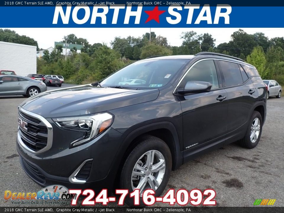 2018 GMC Terrain SLE AWD Graphite Gray Metallic / ­Jet Black Photo #1