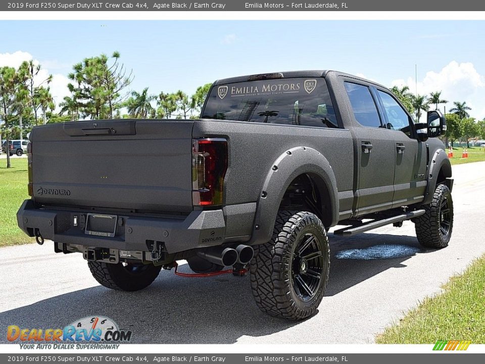 2019 Ford F250 Super Duty XLT Crew Cab 4x4 Agate Black / Earth Gray Photo #6