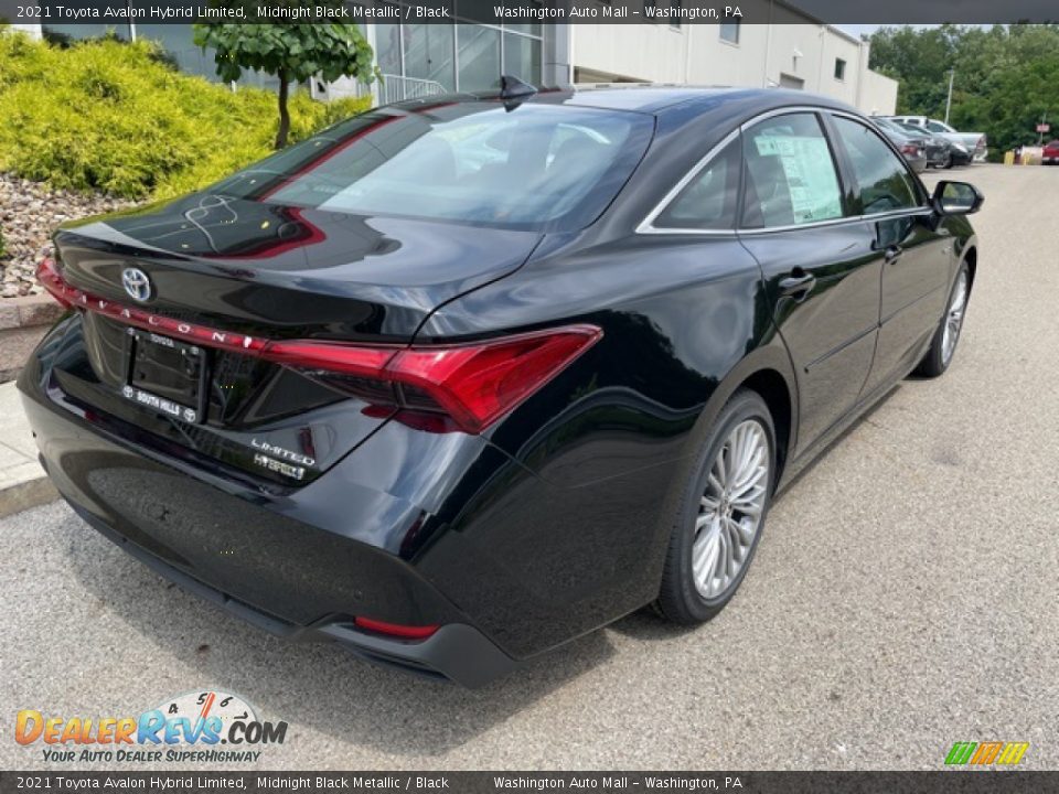 2021 Toyota Avalon Hybrid Limited Midnight Black Metallic / Black Photo #9