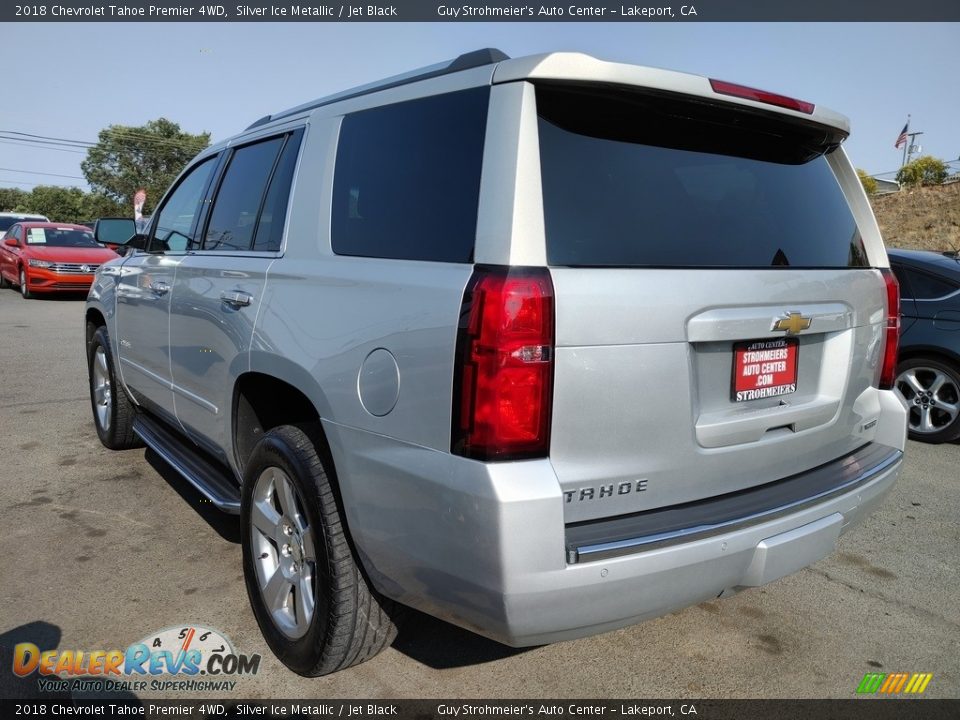 2018 Chevrolet Tahoe Premier 4WD Silver Ice Metallic / Jet Black Photo #4