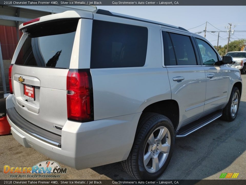 2018 Chevrolet Tahoe Premier 4WD Silver Ice Metallic / Jet Black Photo #6