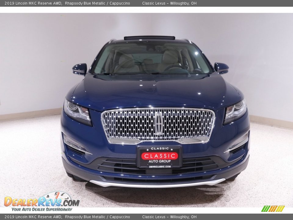 2019 Lincoln MKC Reserve AWD Rhapsody Blue Metallic / Cappuccino Photo #2