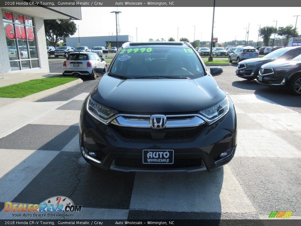 2018 Honda CR-V Touring Gunmetal Metallic / Gray Photo #2