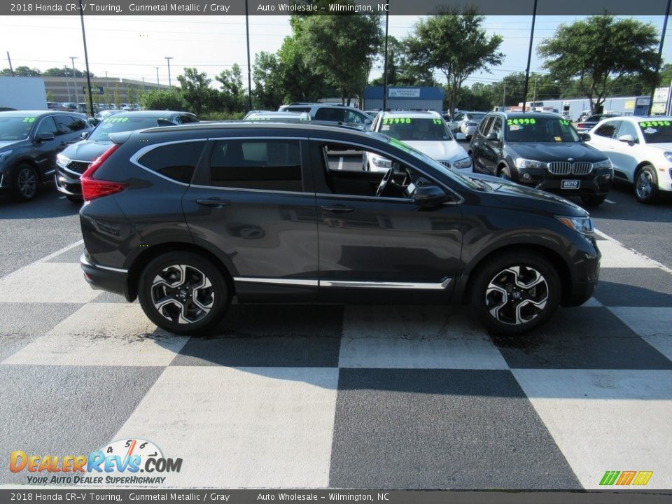 2018 Honda CR-V Touring Gunmetal Metallic / Gray Photo #3