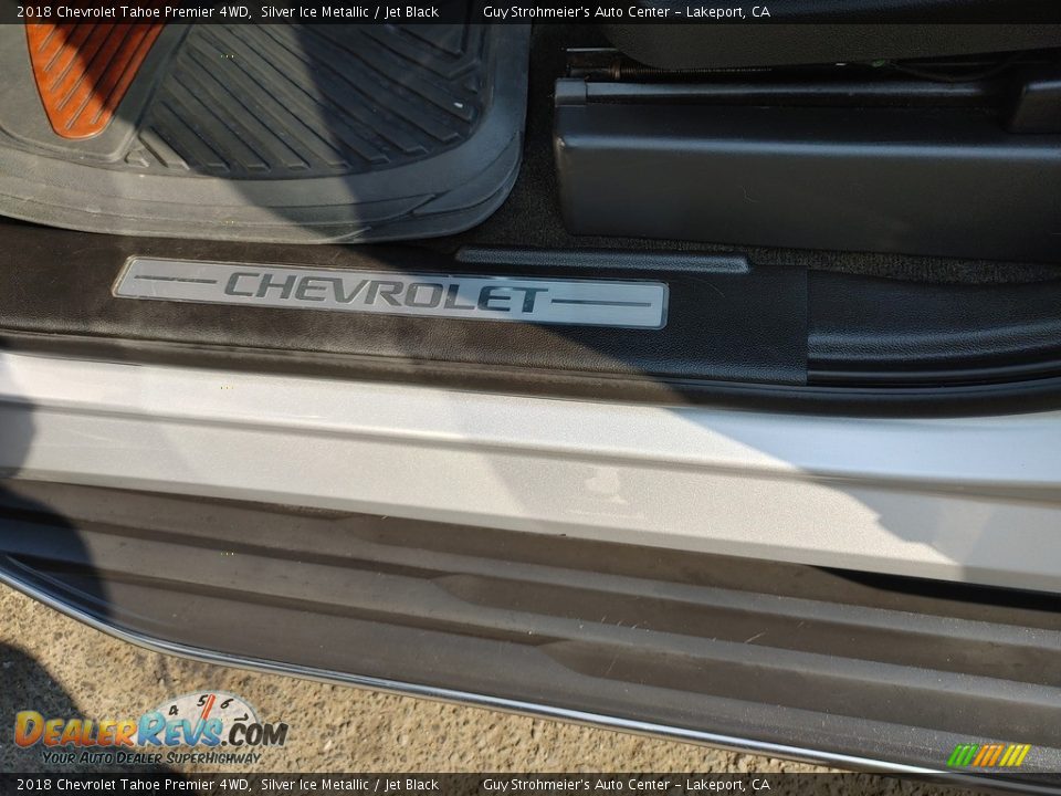 2018 Chevrolet Tahoe Premier 4WD Silver Ice Metallic / Jet Black Photo #14