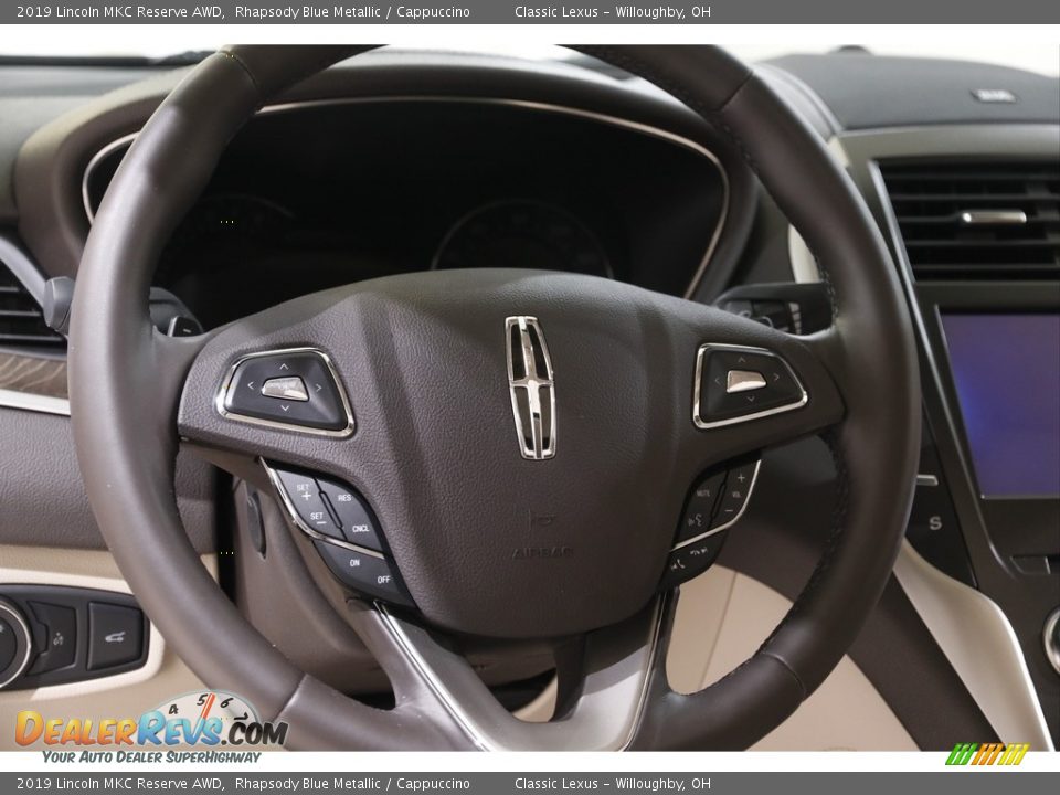 2019 Lincoln MKC Reserve AWD Steering Wheel Photo #8