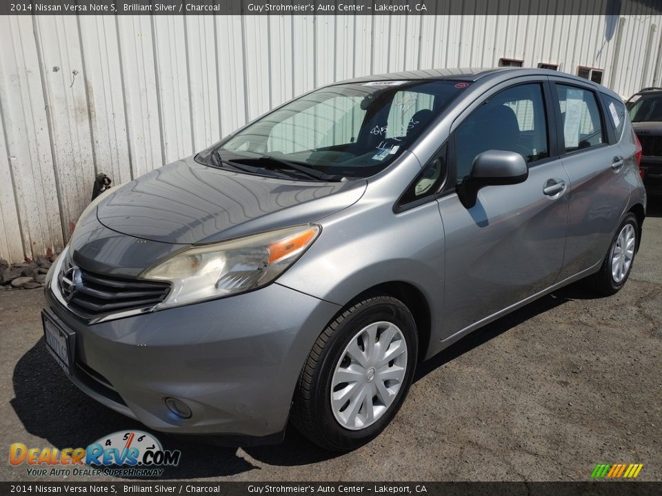 2014 Nissan Versa Note S Brilliant Silver / Charcoal Photo #3