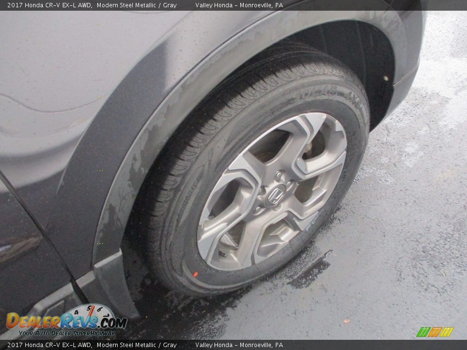 2017 Honda CR-V EX-L AWD Modern Steel Metallic / Gray Photo #7