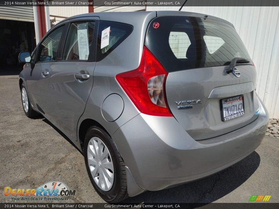 2014 Nissan Versa Note S Brilliant Silver / Charcoal Photo #7