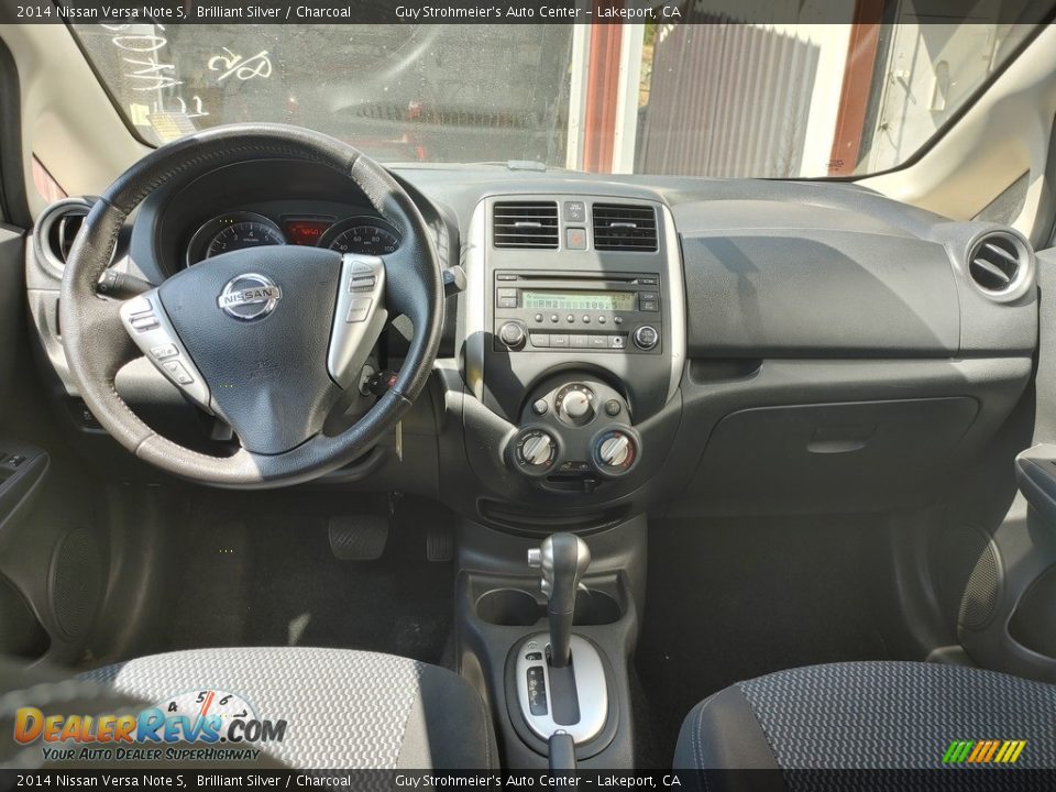 2014 Nissan Versa Note S Brilliant Silver / Charcoal Photo #9