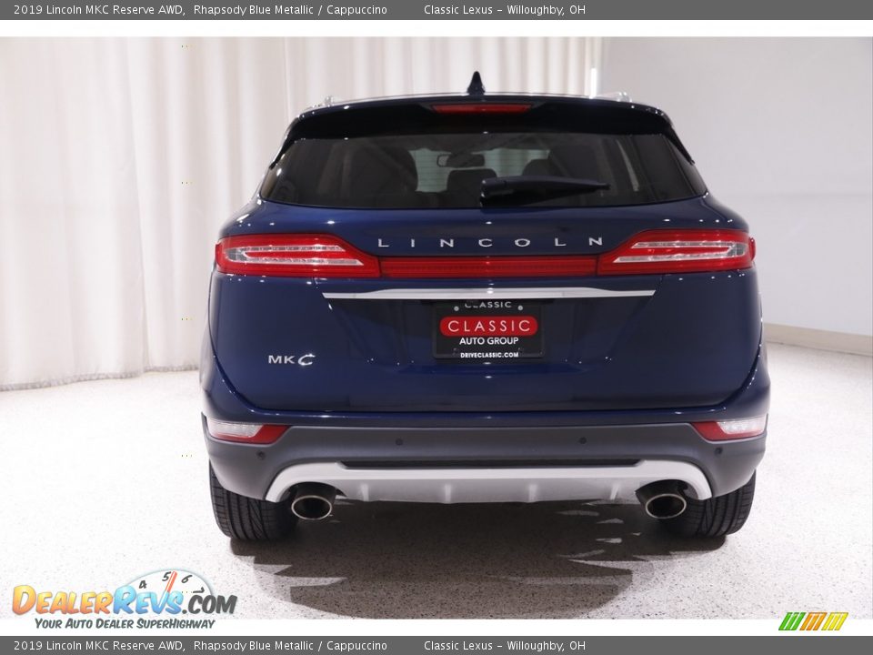 2019 Lincoln MKC Reserve AWD Rhapsody Blue Metallic / Cappuccino Photo #22