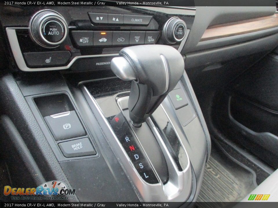 2017 Honda CR-V EX-L AWD Modern Steel Metallic / Gray Photo #18