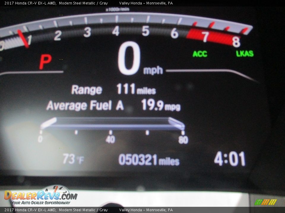 2017 Honda CR-V EX-L AWD Modern Steel Metallic / Gray Photo #20