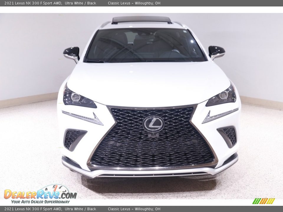 2021 Lexus NX 300 F Sport AWD Ultra White / Black Photo #2