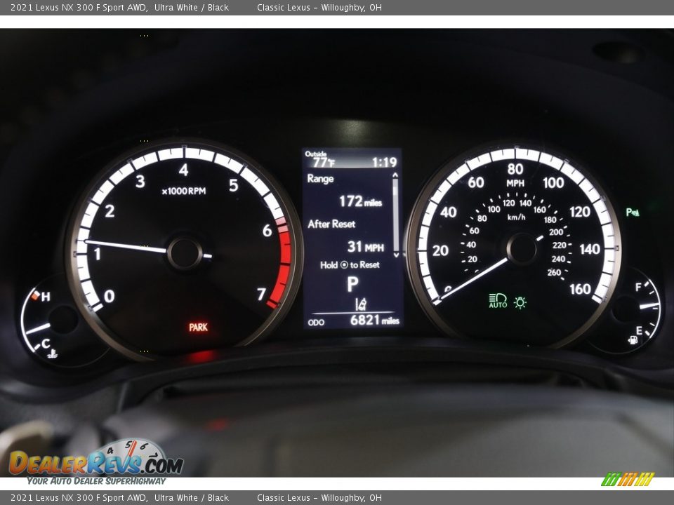 2021 Lexus NX 300 F Sport AWD Gauges Photo #8