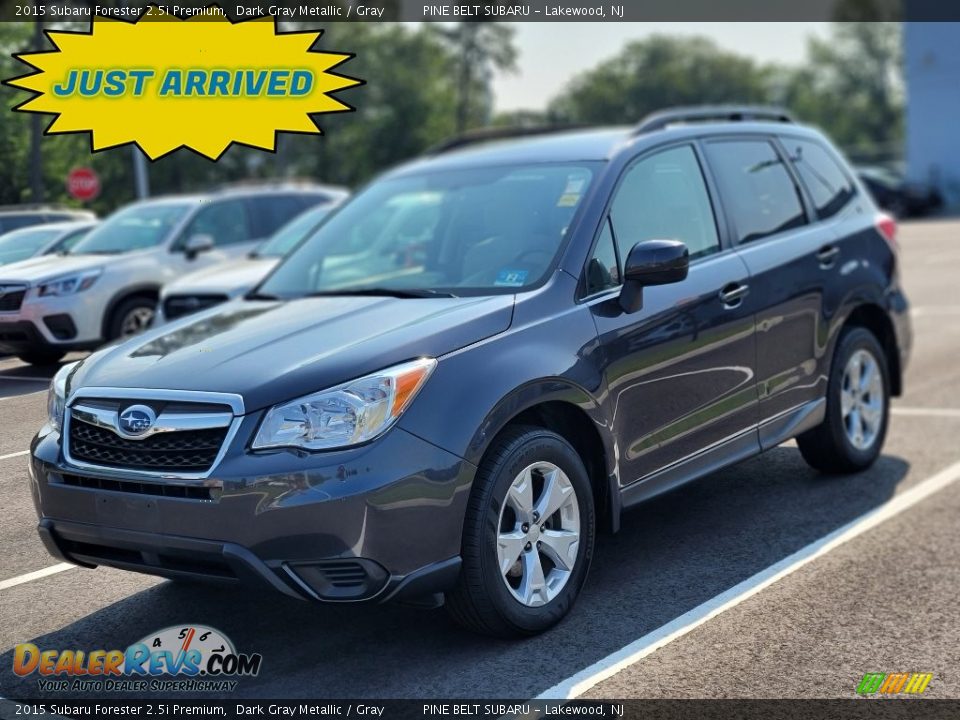 2015 Subaru Forester 2.5i Premium Dark Gray Metallic / Gray Photo #1