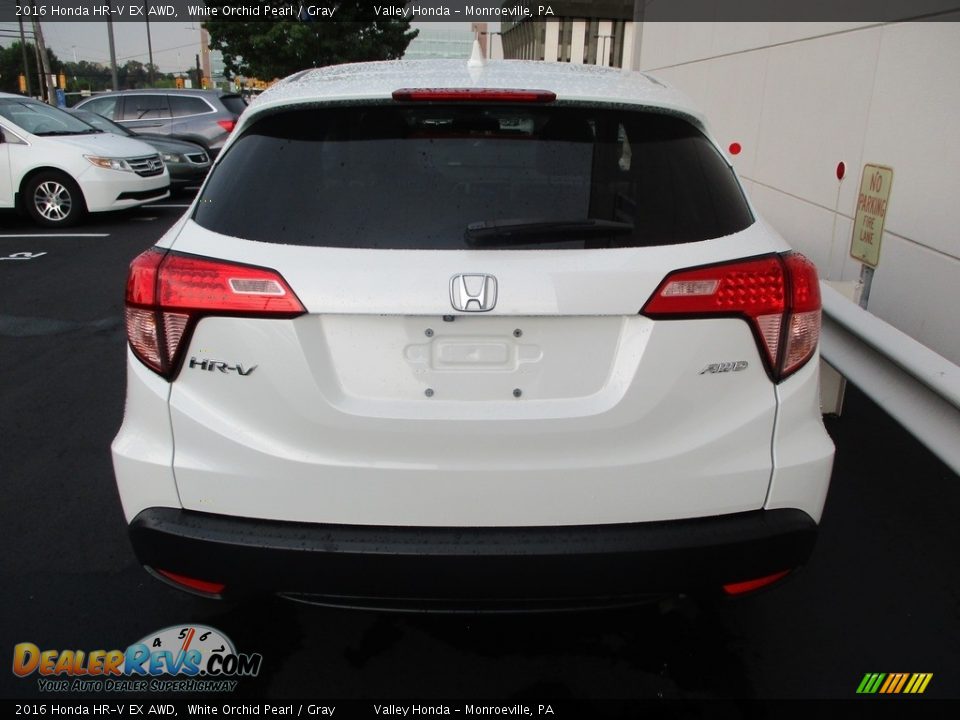 2016 Honda HR-V EX AWD White Orchid Pearl / Gray Photo #4