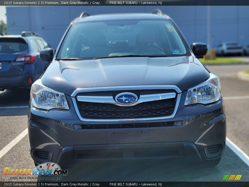 2015 Subaru Forester 2.5i Premium Dark Gray Metallic / Gray Photo #2