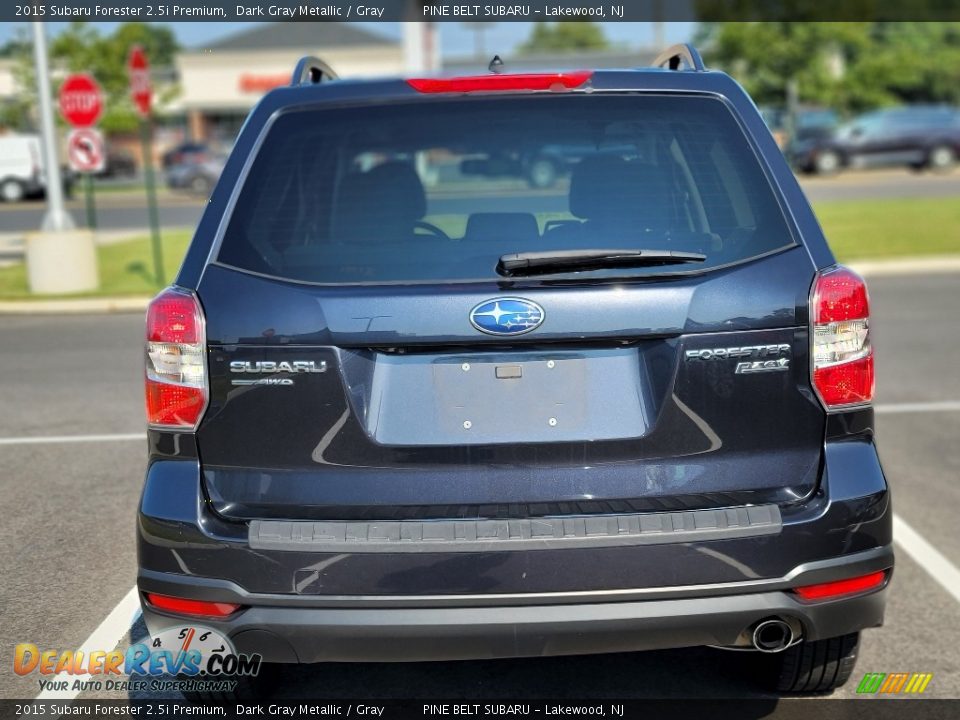 2015 Subaru Forester 2.5i Premium Dark Gray Metallic / Gray Photo #4