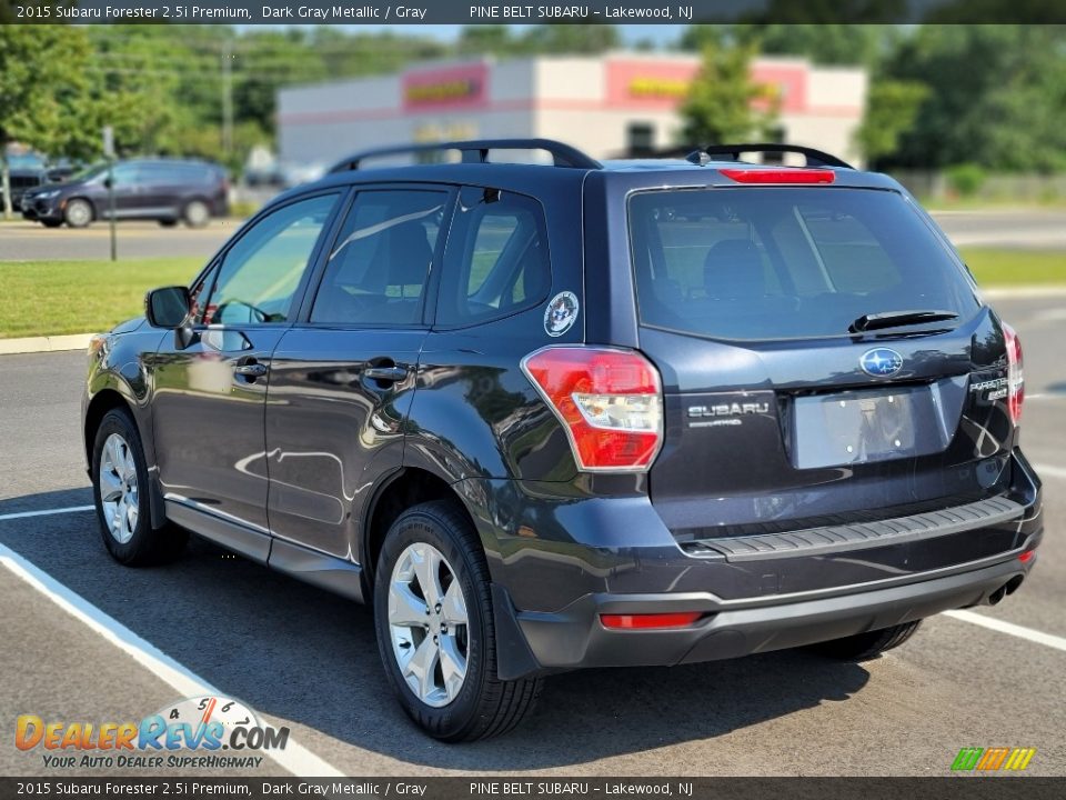2015 Subaru Forester 2.5i Premium Dark Gray Metallic / Gray Photo #5