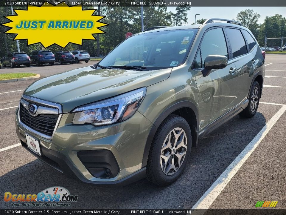 2020 Subaru Forester 2.5i Premium Jasper Green Metallic / Gray Photo #1