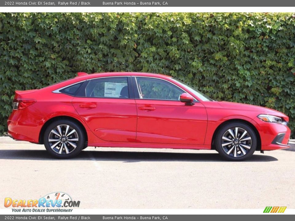 Rallye Red 2022 Honda Civic EX Sedan Photo #3