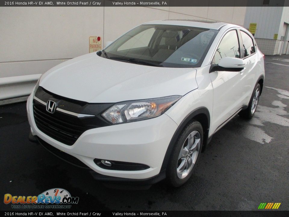 2016 Honda HR-V EX AWD White Orchid Pearl / Gray Photo #10