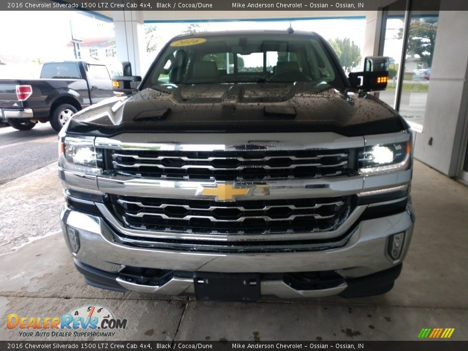 2016 Chevrolet Silverado 1500 LTZ Crew Cab 4x4 Black / Cocoa/Dune Photo #9