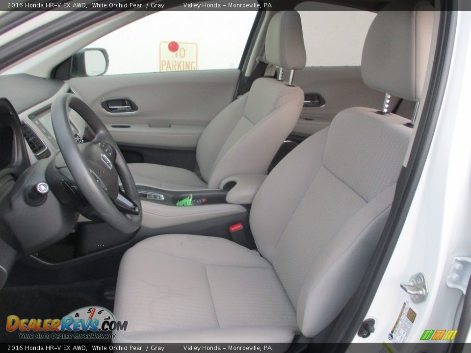 2016 Honda HR-V EX AWD White Orchid Pearl / Gray Photo #13