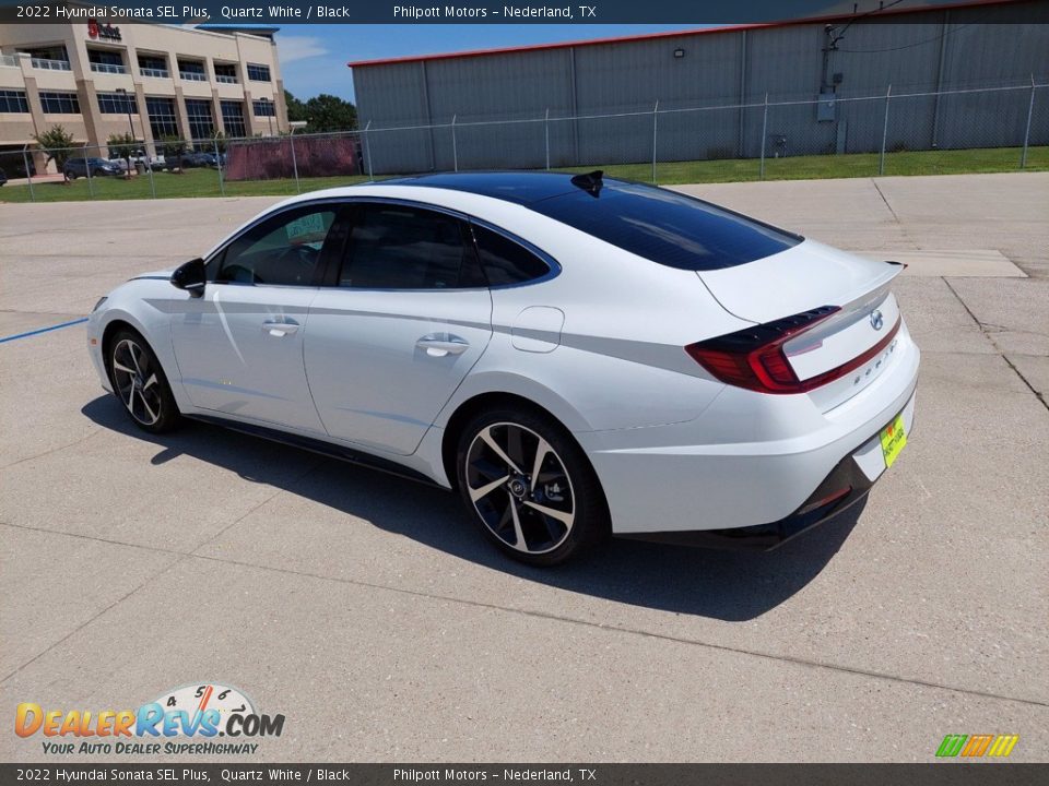 2022 Hyundai Sonata SEL Plus Quartz White / Black Photo #5